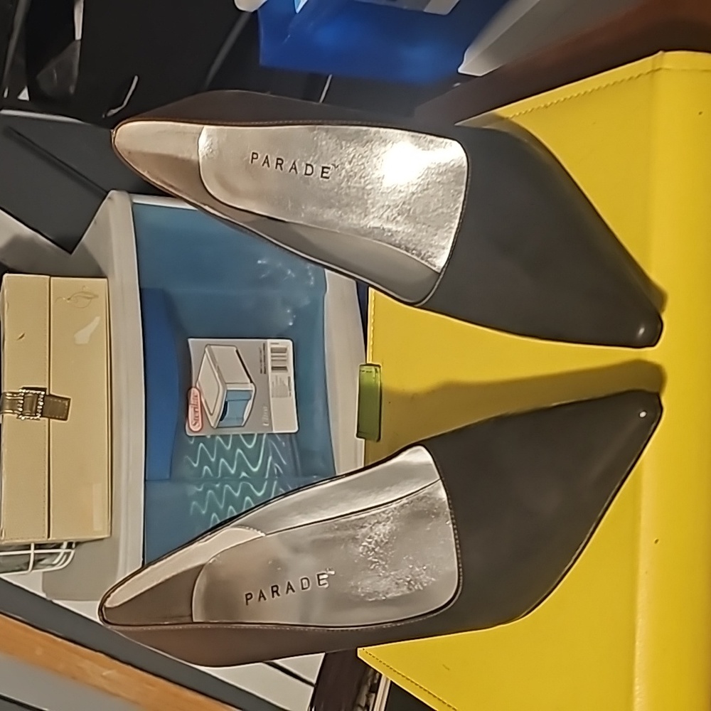 New Pumps, Two-Tone Fade Dark & Light Gray, from Parade